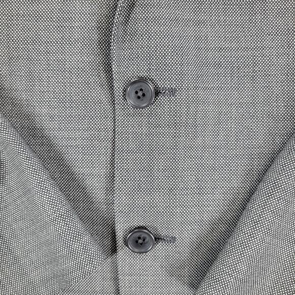 VTG Chaps Ralph Lauren Ranger 1998 Jacket Mens 46R Gray Wool Cashmere Blend - Picture 10 of 15